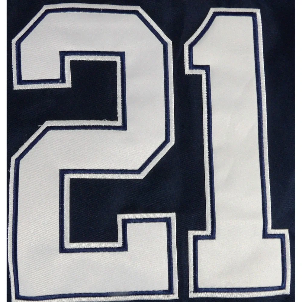 Nike Dallas Cowboys Ezekiel Elliott 21 Jersey Men 52 XXL Blue Stitched Football